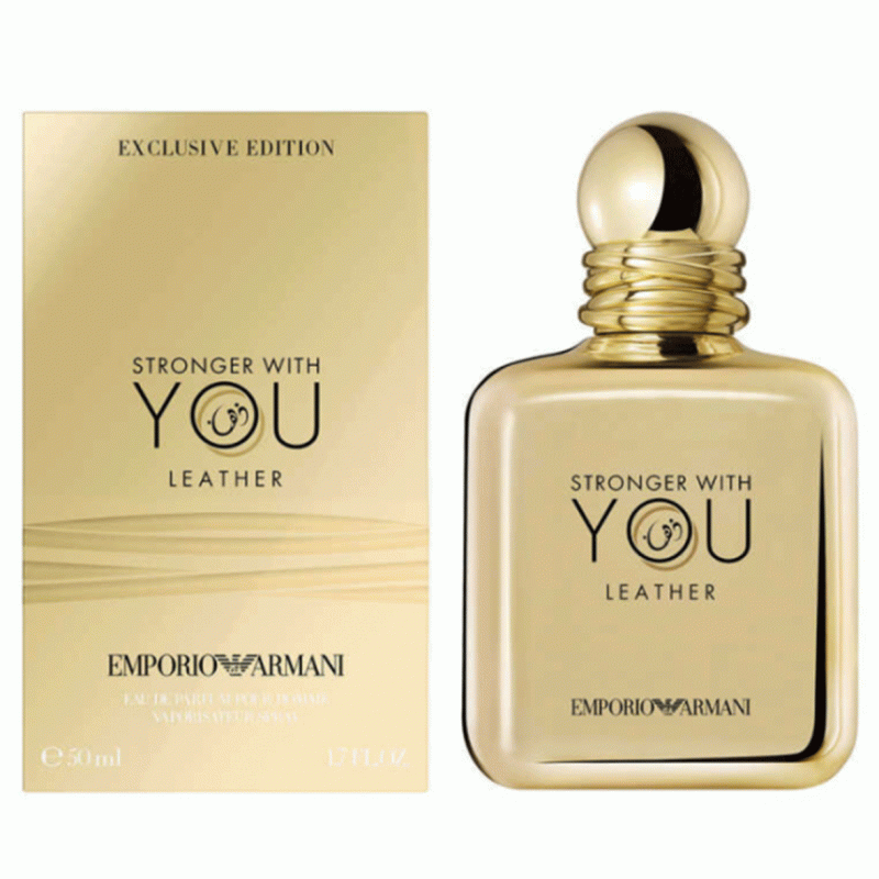 ارماني سترونجر ويذ يو ليذر او دو بارفيوم 50مل
