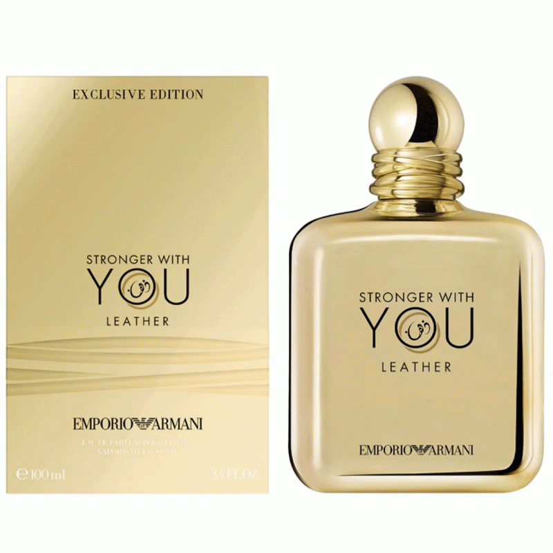 امبوريو ارماني سترونجر ويذ يو ليذر او دو بارفيوم 100مل